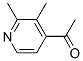 Ethanone, 1-(2,3-dimethyl-4-pyridinyl)- (9CI) Struktur