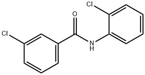 3-chloro-N-(2-chlorophenyl)benzamide Struktur