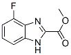 1H-Benzimidazole-2-carboxylicacid,4-fluoro-,methylester(9CI) Struktur