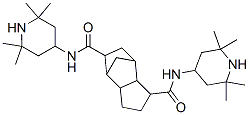 octahydro-N,N'-bis(2,2,6,6-tetramethyl-4-piperidyl)-4,7-methano-1H-indene-5,-dimethylamine Struktur