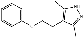 3,5-DIMETHYL-4-(2-PHENOXYETHYL)-PYRAZOLE Struktur