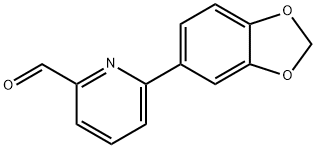 6-(1,3-BENZODIOXOL-5-YL)-2-PYRIDINECARB& Struktur