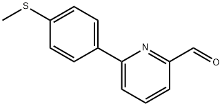 6-(4-(METHYLTHIO)PHENYL)-2-PYRIDINECARB& Struktur