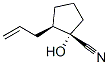 Cyclopentanecarbonitrile, 1-hydroxy-2-(2-propenyl)-, (1S,2R)- (9CI) Struktur