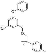 1-Chloro-3-((2-(4-methylphenyl)-2-methylpropoxy)methyl)-5-phenoxybenze ne Struktur