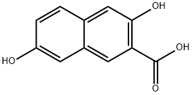 3,7-Dihydroxy-2-naphthoic acid Struktur