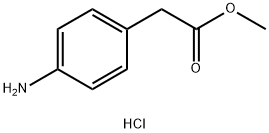 (4-AMINO-PHENYL)-ACETIC ACID METHYL ESTER HCL Struktur