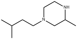 Piperazine, 3-methyl-1-(3-methylbutyl)- (9CI) Struktur