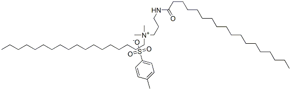 dimethyl(octadecyl)[3-(stearoylamino)propyl]ammonium toluene-p-sulphonate Struktur