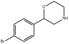 2-(4-bromophenyl)morpholine Struktur