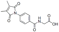 4-(2,3-dimethylmaleimido)hippuric acid Struktur