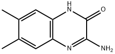 2(1H)-Quinoxalinone,3-amino-6,7-dimethyl-(9CI) Struktur