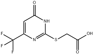 [[1,4-DIHYDRO-4-OXO-6-(TRIFLUOROMETHYL)-2-PYRIMIDINYL]THIO]-ACETIC ACID