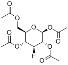 1,2,4,6-TETRA-O-ACETYL-3-DEOXY-3-FLUORO-BETA-D-GLUCOPYRANOSE Struktur