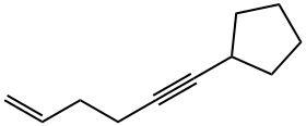 Cyclopentane, 5-hexen-1-ynyl- (9CI) Struktur