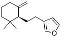 3-[2-[(1S)-2,2-Dimethyl-6-methylenecyclohexyl]ethyl]furan Struktur