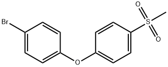 1-(4-bromophenoxy)-4-methanesulfonylbenzene Struktur