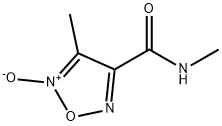 1,2,5-Oxadiazole-3-carboxamide,  N,4-dimethyl-,  5-oxide Struktur