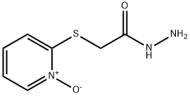 Acetic acid, [(1-oxido-2-pyridinyl)thio]-, hydrazide (9CI) Struktur