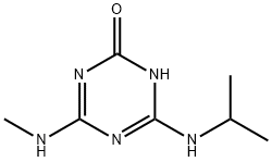 2-Hydroxy-4-isopropylamino-6-methylamino-1,3,5-triazine Struktur