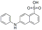 6-anilino-1-naphthalenesulfonic acid Struktur