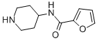 N-piperidin-4-yl-2-furamide Struktur