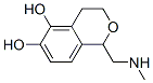 1H-2-Benzopyran-5,6-diol, 3,4-dihydro-1-[(methylamino)methyl]- (9CI) Struktur