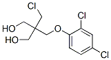 2-(Chloromethyl)-2-[(2,4-dichlorophenoxy)methyl]-1,3-propanediol Struktur