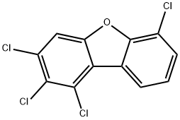 1,2,3,6-TETRACHLORODIBENZOFURAN Struktur