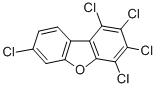 1,2,3,4,7-PENTACHLORODIBENZOFURAN Struktur