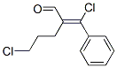 5-chloro-2-(chlorophenylmethylene)valeraldehyde Struktur