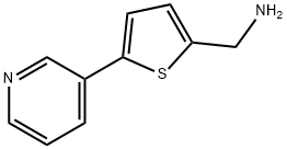 (5-PYRID-3-YLTHIEN-2-YL)METHYLAMINE Struktur