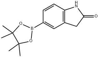 5-硼酸頻那醇酯吲哚-2-酮, 837392-64-0, 結(jié)構(gòu)式