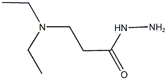 3-(DIETHYLAMINO)PROPANOHYDRAZIDE Struktur