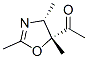 Ethanone, 1-(4,5-dihydro-2,4,5-trimethyl-5-oxazolyl)-, cis- (9CI) Struktur