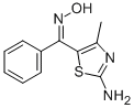 (2-Amino-4-methyl-5-thiazolyl)phenylmethanoneoxime Struktur