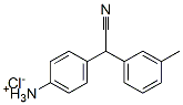 [4-[cyano(m-tolyl)methyl]phenyl]ammonium chloride Struktur