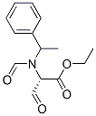 ethyl N-formyl-3-oxo-N-(1-phenylethyl)-alaninate Struktur