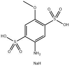 4-METHOXYANILINE-2,5-DISULFONIC ACID Struktur