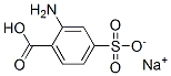 sodium hydrogen 4-sulphonatoanthranilate  Struktur