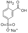 5-SULFO-2-AMINO BENZOIC ACID SODIUM SALT Struktur