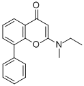 2-(Etilmetilammino)-8-fenilcromone [Italian] Struktur