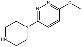 3-methoxy-6-(1-piperazinyl)Pyridazine Struktur