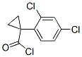 1-(2,4-dichlorophenyl)cyclopropanecarbonyl chloride Struktur