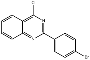 2-(4-BROMO-PHENYL)-4-CHLORO-QUINAZOLINE Struktur