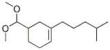 5-(dimethoxymethyl)-1-(4-methylpentyl)cyclohexene Struktur