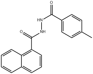 2'-(4-methylbenzoyl)-1-naphthohydrazide Struktur