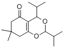 7,8-DIHYDRO-2,4-DIISOPROPYL-7,7-DIMETHYL-4H-BENZO[D][1,3]DIOXIN-5(6H)-ONE Struktur