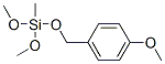 dimethoxy[(4-methoxyphenyl)methoxy]methylsilane Struktur