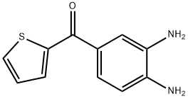 (3,4-diaminophenyl) (2-thienyl) ketone Struktur